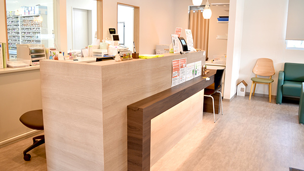 すだち薬局上板店の受付/カウンター