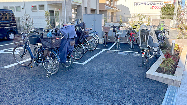 しんわ薬局　東府中店の駐輪場
