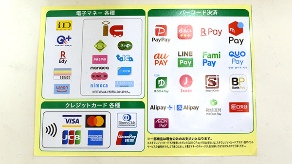 スギひかり薬局鴨島店のクレカ/電子マネー/スマホ決済対応