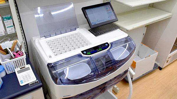 ユタカ薬局米原下多良の調剤器具