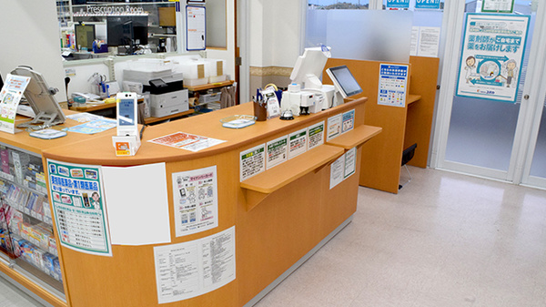 ユタカ薬局甲南の受付/カウンター