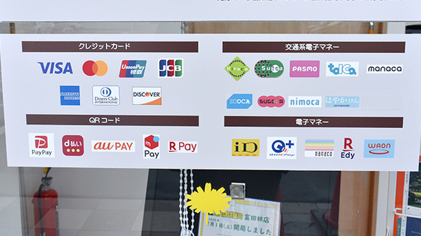 たんぽぽ薬局　富田林店のクレカ/電子マネー/スマホ決済対応