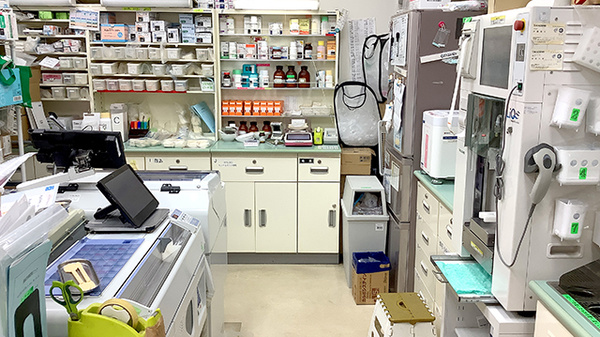 みらいず薬局の調剤室