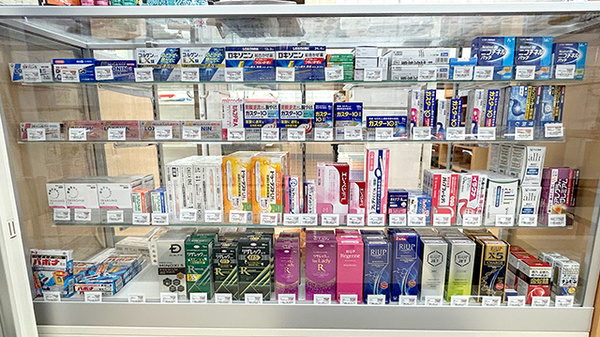 ウエルシアプラス薬局 門司中央店の一般医薬品