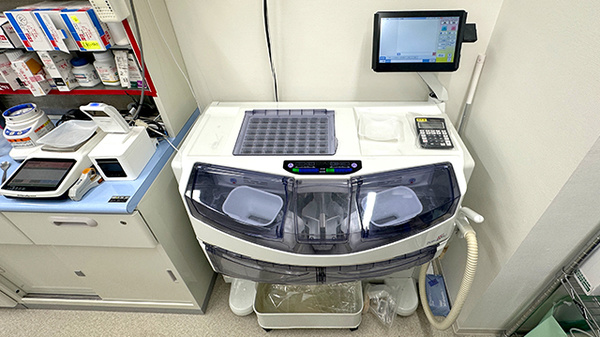 ナカジマ薬局 大谷地在宅調剤センターの調剤器具