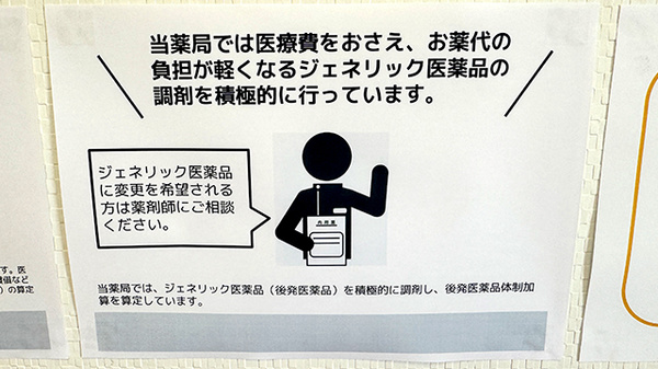 ソレール薬局 潤店のジェネリック対応