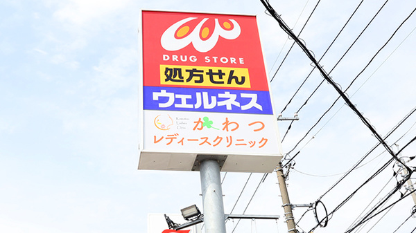 ウェルネス薬局川津北店の看板