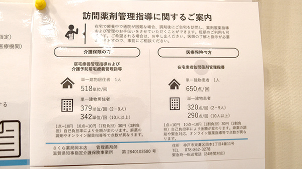 さくら薬局　岡本店の在宅対応