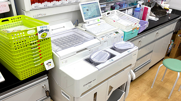 爽やか薬局洛西店の調剤器具