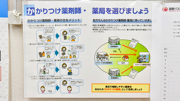 ファーマライズ薬局 久根別店のかかりつけ薬局対応