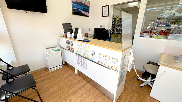 ハルモ薬局 喜連瓜破店の受付/カウンター
