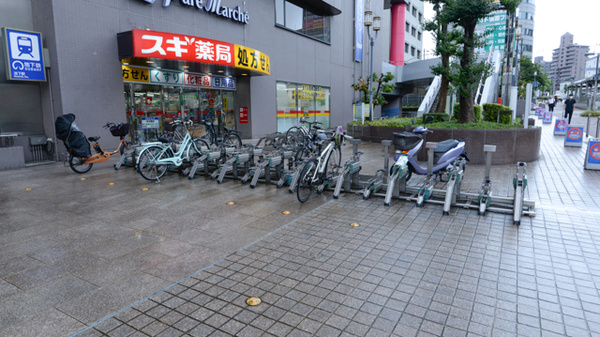 スギ薬局 パレマルシェ池下店の駐輪場