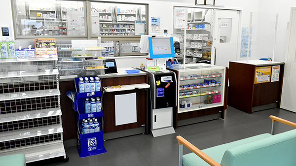 ゴダイ薬局　宮津駅前店の受付/カウンター