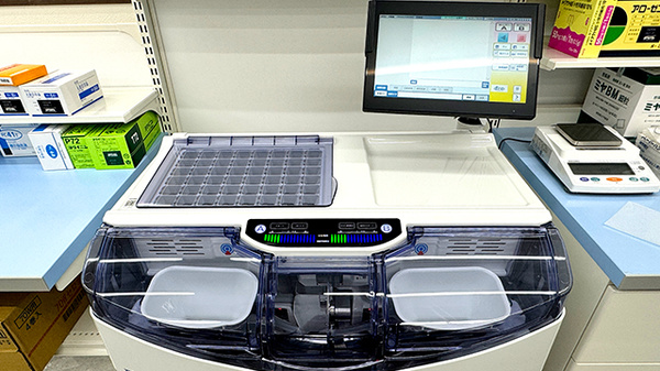 新生堂薬局 サンリブ久留米店の調剤器具