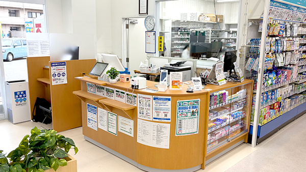ユタカ薬局宇治御蔵山の受付/カウンター