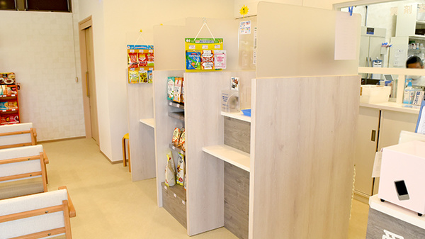 たんぽぽ薬局　下川原店の受付/カウンター