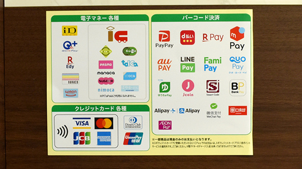 スギひかり薬局　羽広店のクレカ/電子マネー/スマホ決済対応
