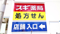 スギ薬局 河内山本店の看板