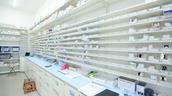 スギ薬局 白壁店の薬棚