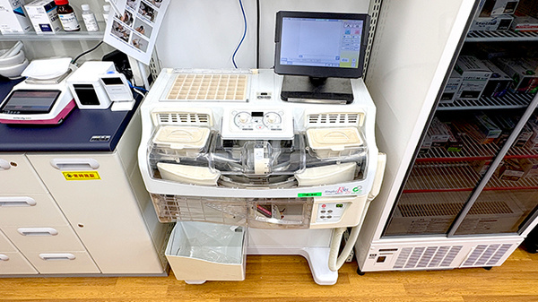 ユタカ薬局大津唐崎の調剤器具