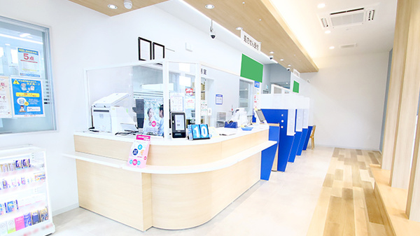 ウェルネス薬局 メディカルモール田和山店の受付/カウンター
