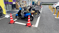 ウェルパーク薬局日野神明店の駐輪場