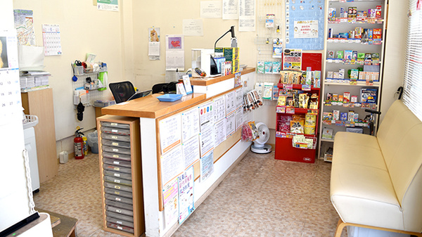 かえで薬局城南店の受付/カウンター