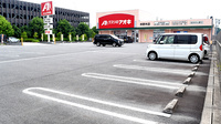 クスリのアオキ米野木薬局の駐車場