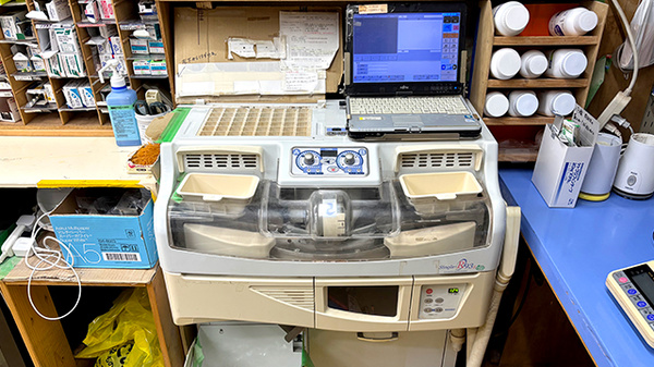 なべや薬局本庄店の調剤器具