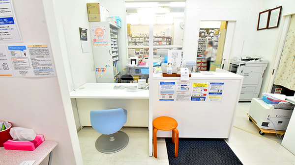 ファーマライズ薬局　キクヤ小脇店の受付/カウンター