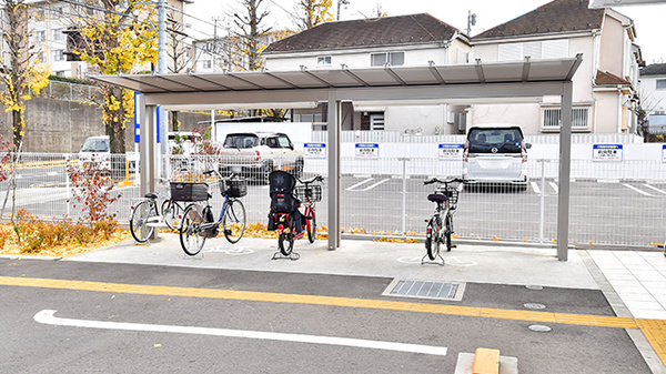 スギ薬局 清瀬旭が丘店の駐輪場