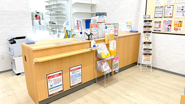 セキ薬局　山口店の受付/カウンター