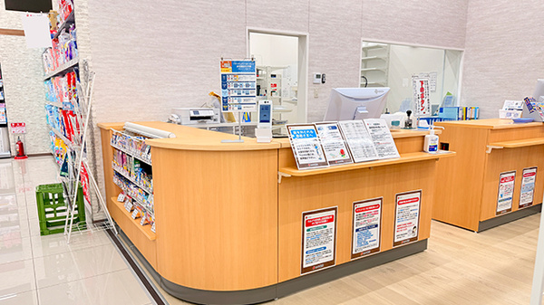 セキ薬局　鶴ケ舞店の受付/カウンター