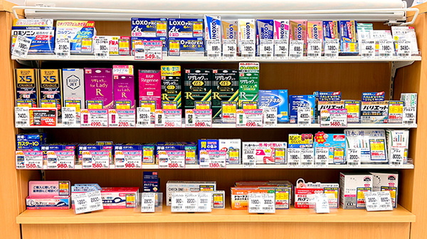 セキ薬局　鶴ケ舞店の一般医薬品