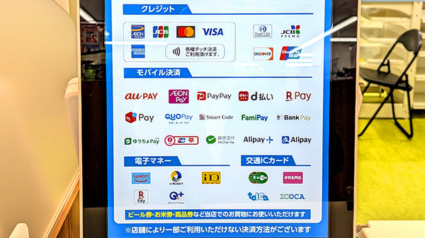 コクミン薬局 札幌大通西5丁目店のクレカ/電子マネー/スマホ決済対応