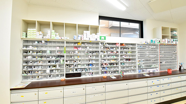 サエラ薬局 桜上水店の薬棚