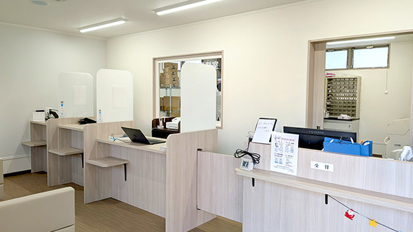 中央薬局　内ヶ島店の受付/カウンター