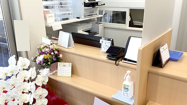 中央薬局　田所町店の受付/カウンター
