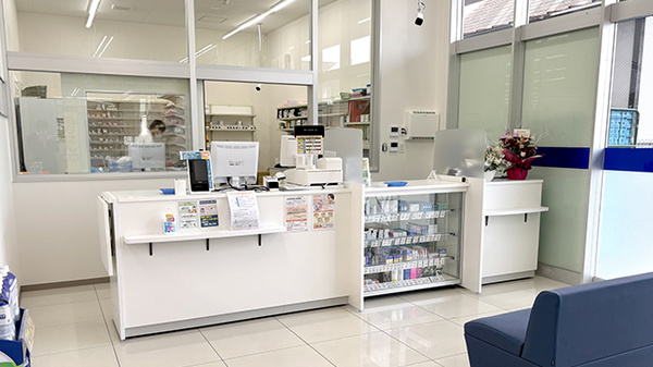 ププレひまわり薬局　東広島安芸津店の受付/カウンター