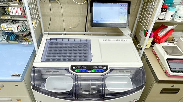大信薬局学が丘店の調剤器具