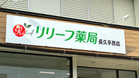 リリーフ薬局　長久手西店の看板
