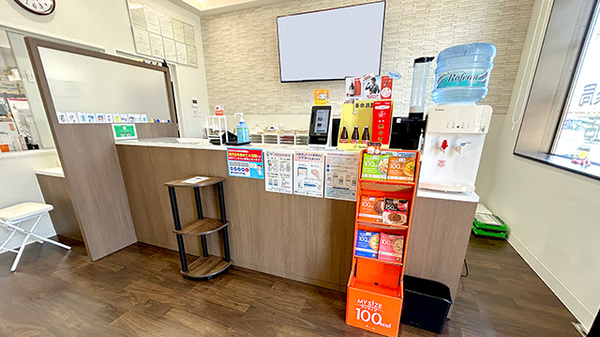 薬親会薬局下原店の受付/カウンター