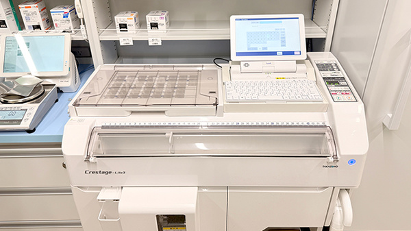 ドラッグセイムス星久喜薬局の調剤器具