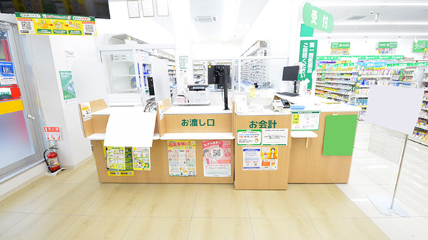 スギ薬局 美里西店の受付/カウンター