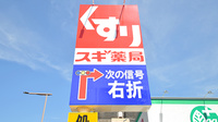 スギ薬局 深江橋店の看板