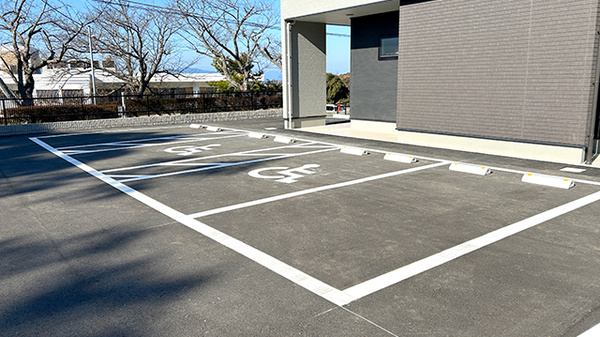 さんさん薬局水俣袋店の駐車場