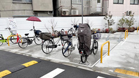 キリン堂薬局　港三先店の駐輪場