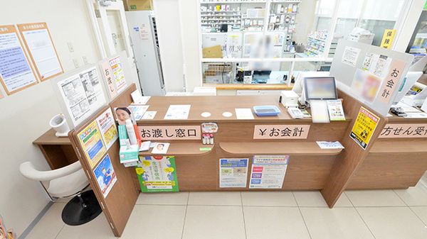 調剤薬局ツルハドラッグ須賀川西店の受付/カウンター