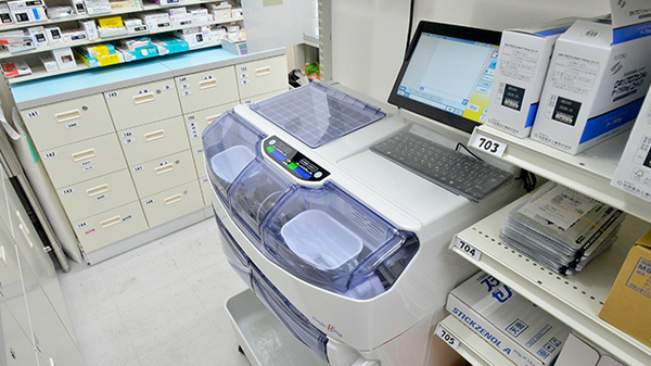 調剤薬局ツルハドラッグ須賀川西店の調剤器具