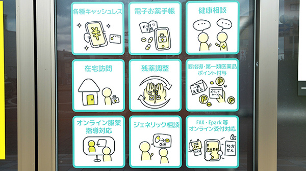 薬局くすりの福太郎　実籾北口店の対応サービス一覧